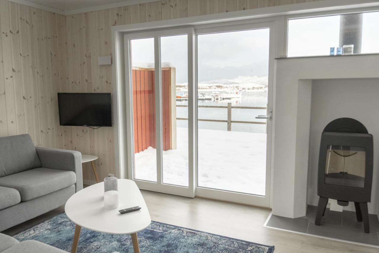 Brand New Nappstraumen Seaview Cabin Villa Gravdal  Kültér fotó