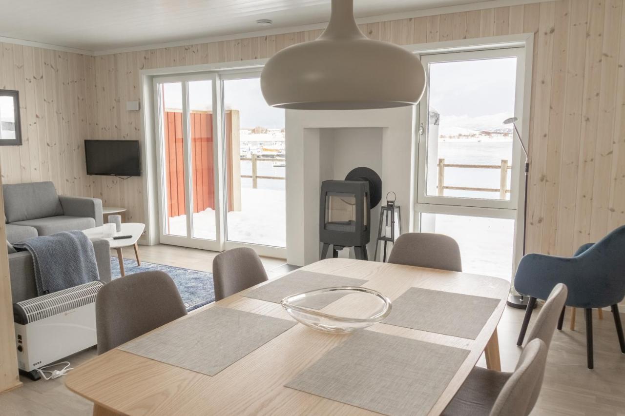 Brand New Nappstraumen Seaview Cabin Villa Gravdal  Kültér fotó