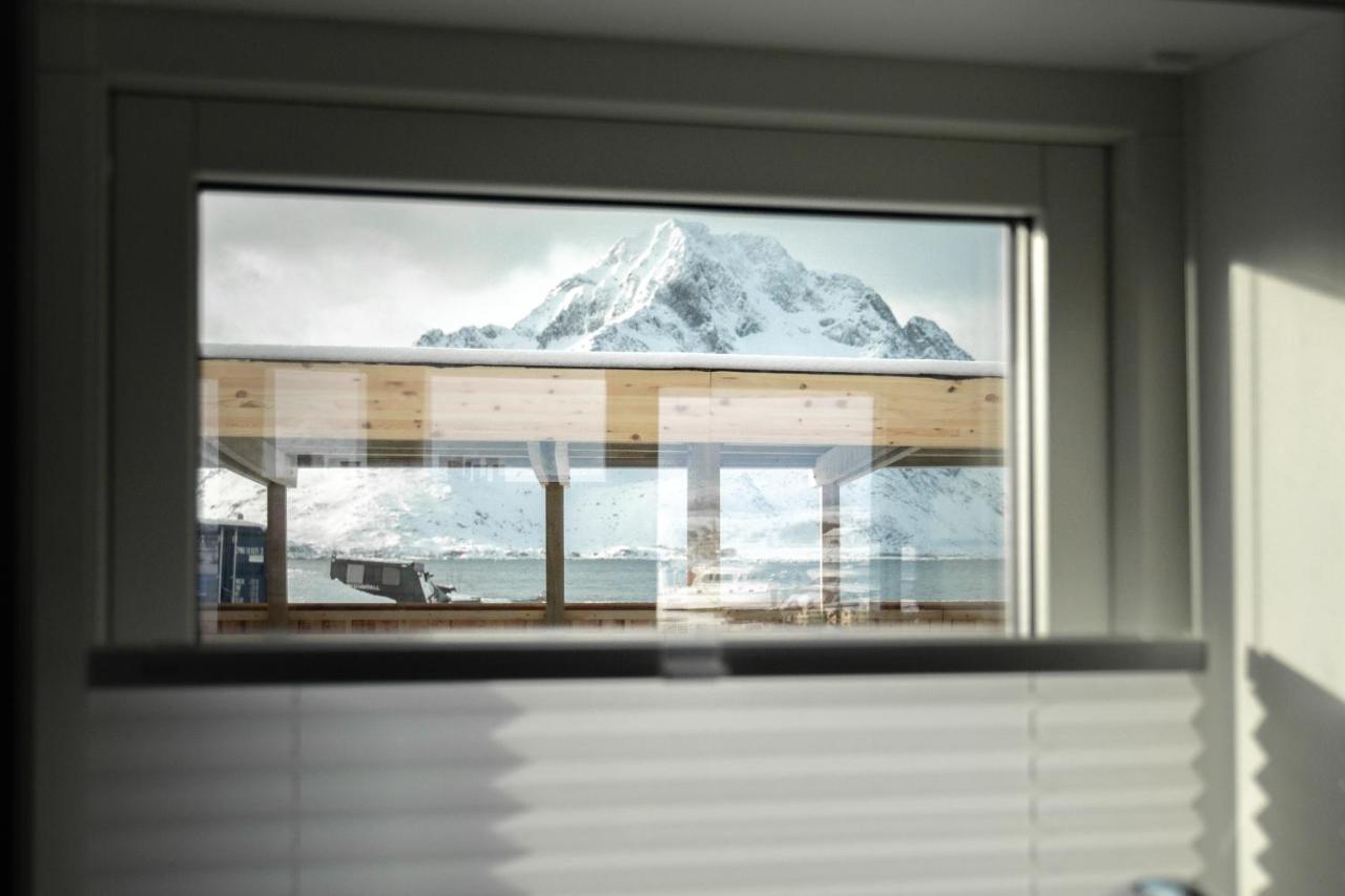 Brand New Nappstraumen Seaview Cabin Villa Gravdal  Kültér fotó