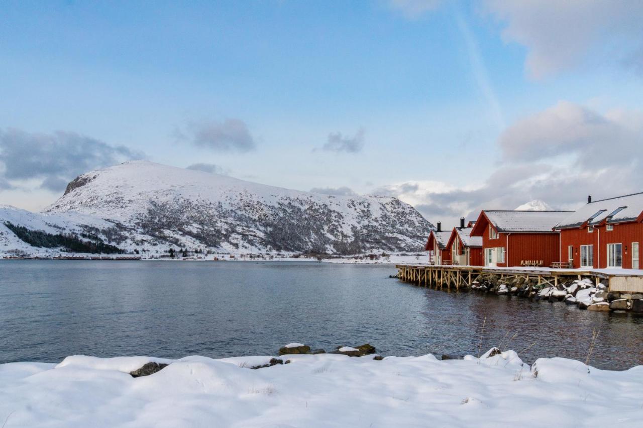 Brand New Nappstraumen Seaview Cabin Villa Gravdal  Kültér fotó