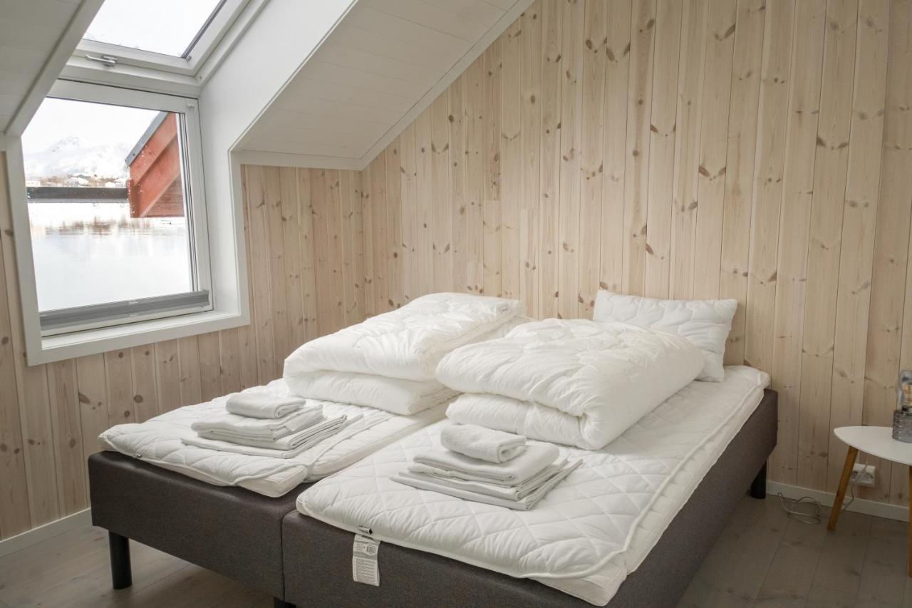 Brand New Nappstraumen Seaview Cabin Villa Gravdal  Kültér fotó